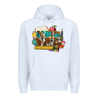 White school vibes Premium Hoodie - NancyCooperArtShop