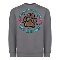 Storm just a girl who loves all her dogs Heavyweight Sweatshirt - MaliasSmallBusiness
