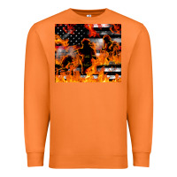 Carrot firefighter thin red lin Premium Sweatshirt - LillyAllenDesigns