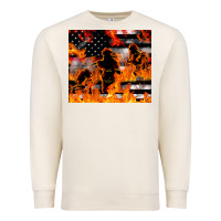 Sandshell firefighter thin red lin Premium Sweatshirt - LillyAllenDesigns