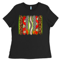 Black race brushstrokes Ladies Tee - AdoDesignShop