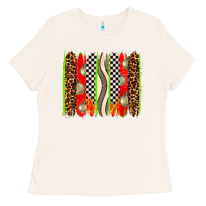 Race Brushstrokes Ladies Tee by AdoDesignShop | Teevron