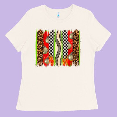 Race Brushstrokes Ladies Tee Designed By Adodesignshop
