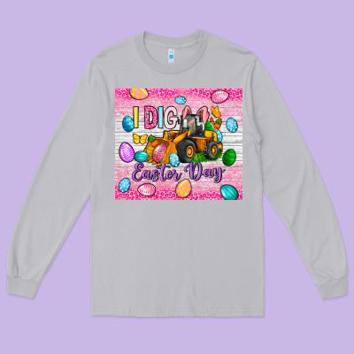 I Dig Easter Day 20oz Tumbler Long Sleeve Tee Designed By Neo Western