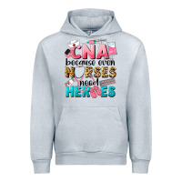 Heather Grey Western CNA Because Nurses Need Heroes Urban Hoodie - LillyAllenDesigns