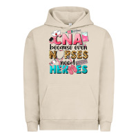 Pigment French Oak Western CNA Because Nurses Need Heroes Urban Hoodie - LillyAllenDesigns