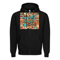 Black sassy since forever Zipper Hoodie - JahusDesignShop