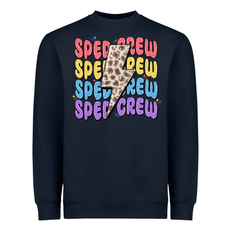 Sped Crew Heavyweight Sweatshirt by MaliasSmallBusiness | Teevron