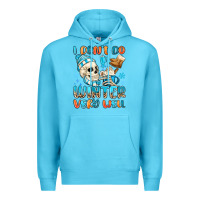 Ocean Blue i don't do winter very well Premium Hoodie - MaliasSmallBusiness