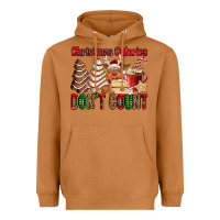 Meerkat Christmas Calories don't count Christmas tree cake Heavyweight Hoodie - Jasminsmagicworld