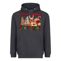 Smoke Christmas Calories don't count Christmas tree cake Heavyweight Hoodie - Jasminsmagicworld