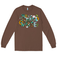 Chestnut school nurse Long Sleeve Tee - CowhideDigitalArt