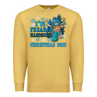 Antique Gold im freakin freezin christmas 2023 Premium Sweatshirt - NancyCooperArtShop