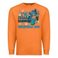 Carrot im freakin freezin christmas 2023 Premium Sweatshirt - NancyCooperArtShop