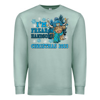 Seafoam im freakin freezin christmas 2023 Premium Sweatshirt - NancyCooperArtShop