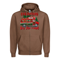 Chestnut christmas on the road Zipper Hoodie - BundleAndBundleShop