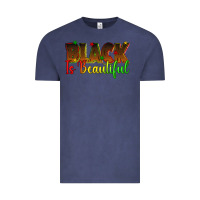 Vintage Denim black is beautiful juneteenth Vintage Tee - texasbilliewilder