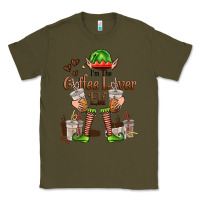 Army Green im the coffee lover elf Classic Tee - FaDigitalArtStudio