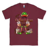 Burgundy im the coffee lover elf Classic Tee - FaDigitalArtStudio