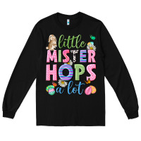 Black Little mister hops a lot Easter Long Sleeve Tee - Neo Western