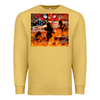 Antique Gold Western Firefighters With Thin Red Line Premium Sweatshirt - LillyAllenDesigns