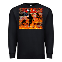 Black Western Firefighters With Thin Red Line Premium Sweatshirt - LillyAllenDesigns