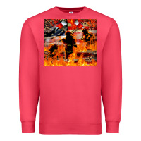 Cardinal Western Firefighters With Thin Red Line Premium Sweatshirt - LillyAllenDesigns