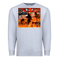 Heather Grey Western Firefighters With Thin Red Line Premium Sweatshirt - LillyAllenDesigns