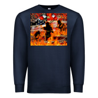 Navy Western Firefighters With Thin Red Line Premium Sweatshirt - LillyAllenDesigns