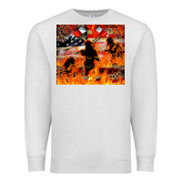 Oatmeal Heather Western Firefighters With Thin Red Line Premium Sweatshirt - LillyAllenDesigns