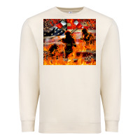 Sandshell Western Firefighters With Thin Red Line Premium Sweatshirt - LillyAllenDesigns
