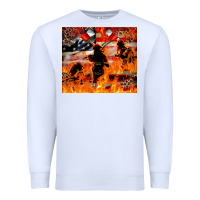 White Western Firefighters With Thin Red Line Premium Sweatshirt - LillyAllenDesigns