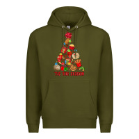 Army Green tis the season mexican christmas Premium Hoodie - MaliasSmallBusiness