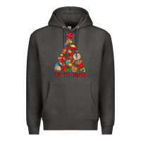 Charcoal Heather tis the season mexican christmas Premium Hoodie - MaliasSmallBusiness