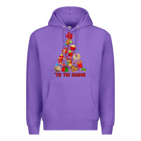 Purple tis the season mexican christmas Premium Hoodie - MaliasSmallBusiness