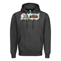 Charcoal Heather small town christmas Zipper Hoodie - BundleAndBundleShop