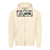 Sandshell small town christmas Zipper Hoodie - BundleAndBundleShop