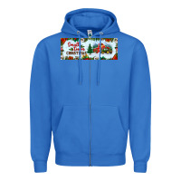 True Royal small town christmas Zipper Hoodie - BundleAndBundleShop