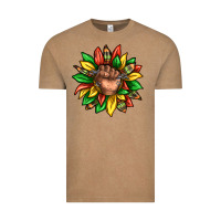 Vintage Coffee black history sunflower Vintage Tee - texasbilliewilder