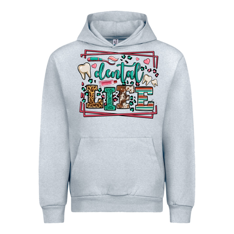 Dental Life Leopard Frame Urban Hoodie by LillyAllenDesigns | Teevron