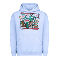 Pigment Grape Ice Dental life leopard frame Urban Hoodie - LillyAllenDesigns