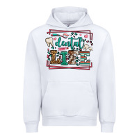 White Dental life leopard frame Urban Hoodie - LillyAllenDesigns