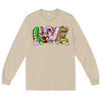 Mushroom Love Easter gnome Easter Day Long Sleeve Tee - CowGirlArtShop