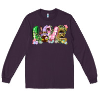 Plum Love Easter gnome Easter Day Long Sleeve Tee - CowGirlArtShop