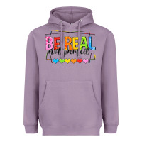 Lavender be real not perfect Heavyweight Hoodie - NancyCooperArtShop