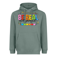 Sage be real not perfect Heavyweight Hoodie - NancyCooperArtShop
