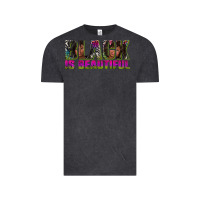 Black Is Beautiful Neon Vintage Tee | Teevron