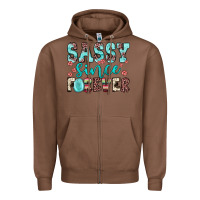 Chestnut sassy since forever Zipper Hoodie - JahusDesignShop