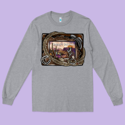 Desert Darlin Long Sleeve Tee Designed By Sublimationcraftshop