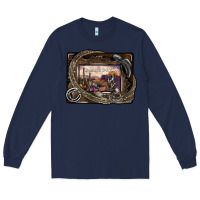Navy desert darlin Long Sleeve Tee - SublimationCraftShop